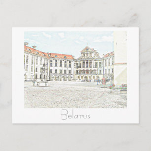 Belarus Беларусь Niasviz Несвиж Замок Почтовая Кар Postkarte