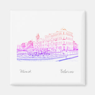 Belarus Б л а е с р у ь Minsk Magnet