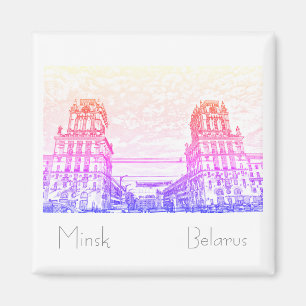 Belarus Б л а е с р у ь Minsk Magnet