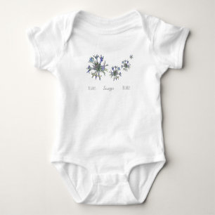 Belarus Б л а е с р Blume von у Baby Strampler