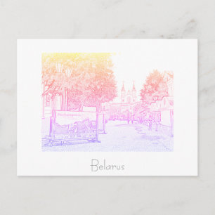 Belarus Б л а р е с у ь Viciebsk Vitebsk В Postkarte