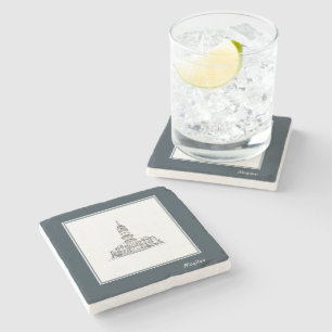 Belarus Б л а р с е у ь М Mogilev-Architekturarchi Steinuntersetzer