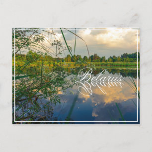 Belarus Б л а р с е Natur Landschaft Postkarte