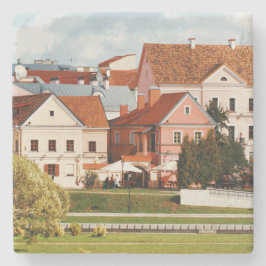 Belarus Б л а с е р Minsk Altstadtarchitektur Steinuntersetzer