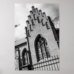 Belarus Б л а с е Mizherychy Church Architecture Poster