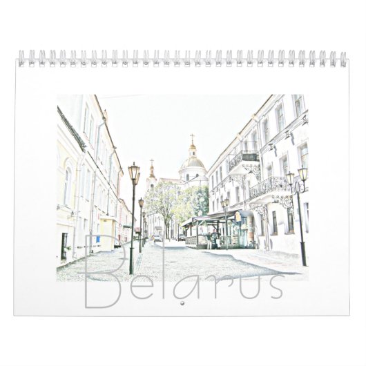 Belarus Architektur Landschaftskalender Kalender (Titelbild)