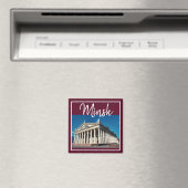 Belarus Architektur Minsk City View Magnet (In Situ (Geschirrspüler))