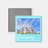 Belarus Architektur Schloss Kosava Schloss Magnet (Vorderseite/Rückseite)
