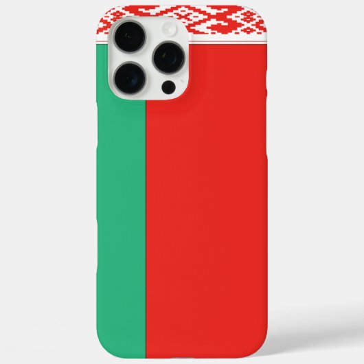 BELARUS-Flag benutzerdefinierbar Case-Mate iPhone Hülle (Rückseite)