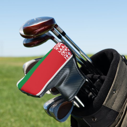 Belarus flag golf headcover (In Situ)
