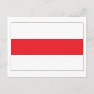 Belarus-Flagge (1991) Postkarte