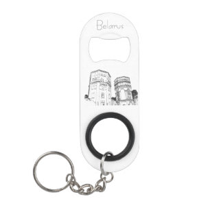 Belarus Grodno City Architecture Opener Schlüssela Mini Flaschenöffner