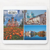 Belarus Grüße Naturarchitektur Mousepad (Vorne)