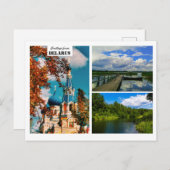 Belarus Grüße Naturarchitektur Postkarte (Vorne/Hinten)