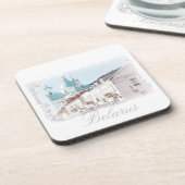 Belarus Hrodna Grodno Architecture Untersetzer (Linke Seite)