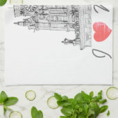 Belarus I Liebe Minsk City Gates Architecture Geschirrtuch (Gefaltet)