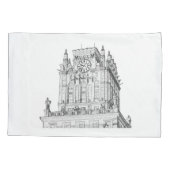 Belarus I Liebe Minsk City Gates Architecture Kissenbezug (Rückseite)