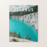 Belarus Illustration Travel Art Vintag Puzzle<br><div class="desc">Weißrussland Vektorgrafik Design. Weißrussland,  ein verborgenes Juwel in Osteuropa,  ist die Zuhause zu atemberaubenden mittelalterlichen Burgen,  lebendigen Städten und großen Naturlandschaften.</div>