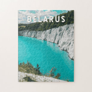 Belarus Illustration Travel Art Vintag Puzzle