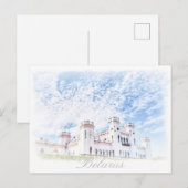 Belarus Kosava Palace Architecture Postcard Postkarte (Vorne/Hinten)