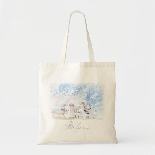 Belarus Kosava Palace Architecture Tote Bag Tragetasche (Vorne)