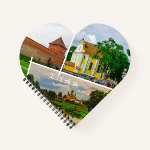 Belarus Lida City Street Architektur Notizblock