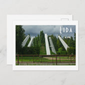 Belarus Lida Cityscape Park Landschaft Postkarte (Vorne/Hinten)