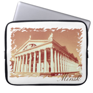 Belarus Minsk Architektur Laptop Hülle Cover