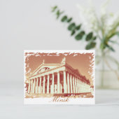 Belarus Minsk City Architecture Postcard Postkarte (Stehend Vorderseite)