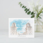 Belarus Minsk City Architecture Postcard Postkarte (Stehend Vorderseite)
