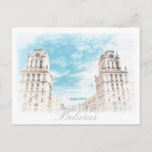 Belarus Minsk City Architecture Postcard Postkarte