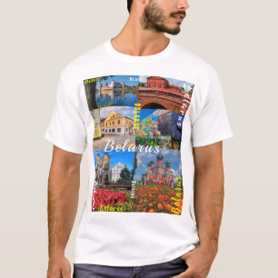 Belarus Minsk Grodno Pinsk Borisov Architektur T-Shirt