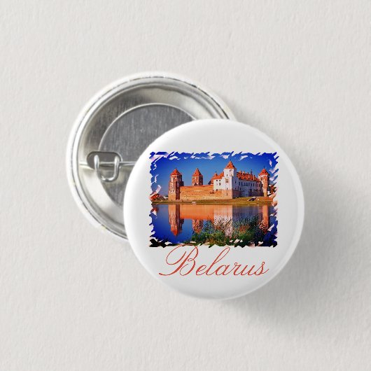 Belarus Mir Castle Architecture Button Button (Vorne & Hinten)