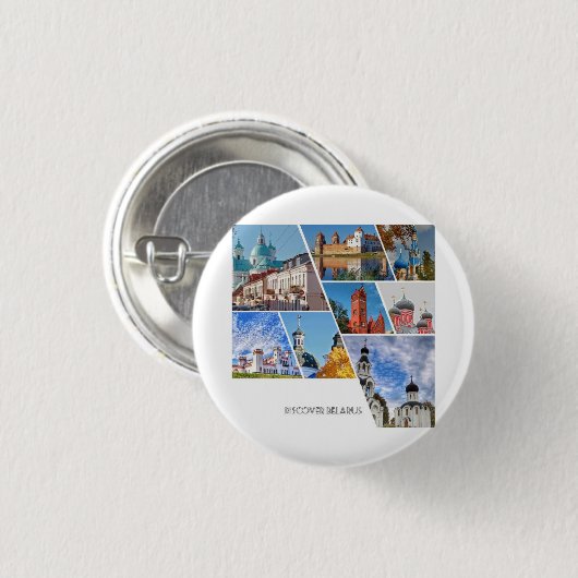 Belarus Mir Castle Architecture Button Button (Vorne & Hinten)