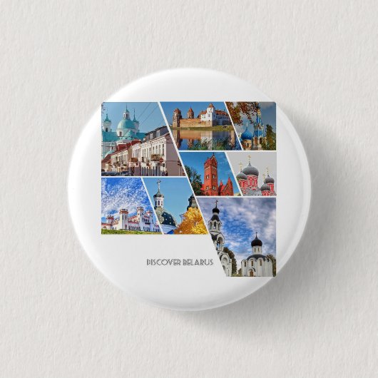 Belarus Mir Castle Architecture Button Button (Vorderseite)