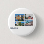 Belarus Mir Castle Architecture Button Button (Vorderseite)
