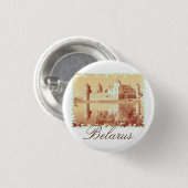 Belarus Mir Castle Architecture Button Button (Vorne & Hinten)