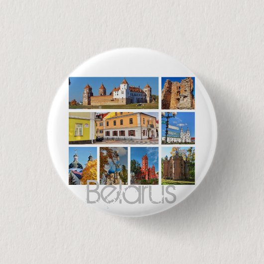 Belarus Mir Castle Architecture Button Button (Vorderseite)