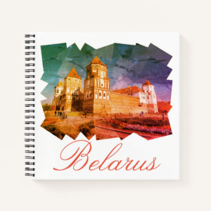Belarus Mir Castle Architecture Nature Notebook Notizblock