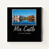 Belarus Mir Castle Architecture Nature Notebook Notizblock (Rückseite)