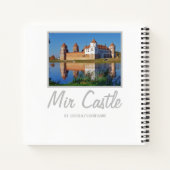 Belarus Mir Castle Architecture Nature Notebook Notizblock (Rückseite)