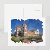 Belarus Mir Castle Architecture Postcard Postkarte (Vorne/Hinten)
