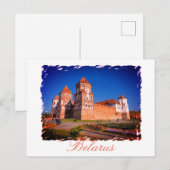 Belarus Mir Castle Architecture Postcard Postkarte (Vorne/Hinten)