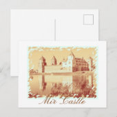 Belarus Mir Castle Architecture Postcard Postkarte (Vorne/Hinten)