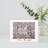 Belarus Mir Castle Architecture Postcard Postkarte (Stehend Vorderseite)