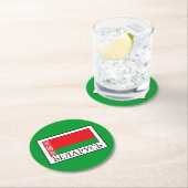 Belarus Runder Pappuntersetzer (Vor Ort)