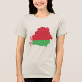 BELARUS Special Tourist Geschenk Classic Tri-Blend Shirt (Vorderseite)