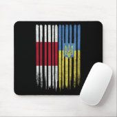 Belarus Ukraine Belarusian Ukrainian Flag  Mousepad (Mit Mouse)