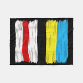 Belarus unterstützt die Ukraine dabei, den Krieg g Fleecedecke (Vorderseite (Horizontal))