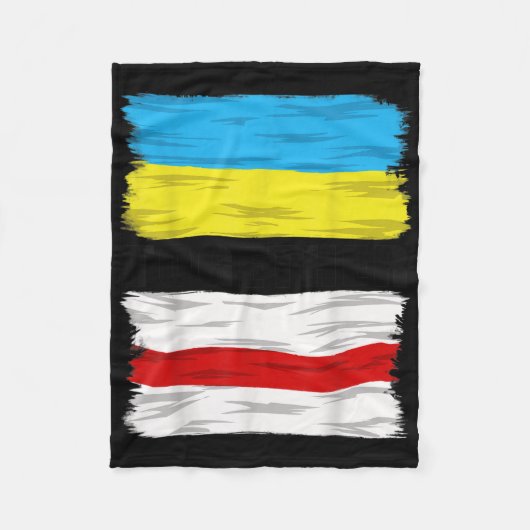 Belarus unterstützt die Ukraine dabei, den Krieg g Fleecedecke (Vorderseite)